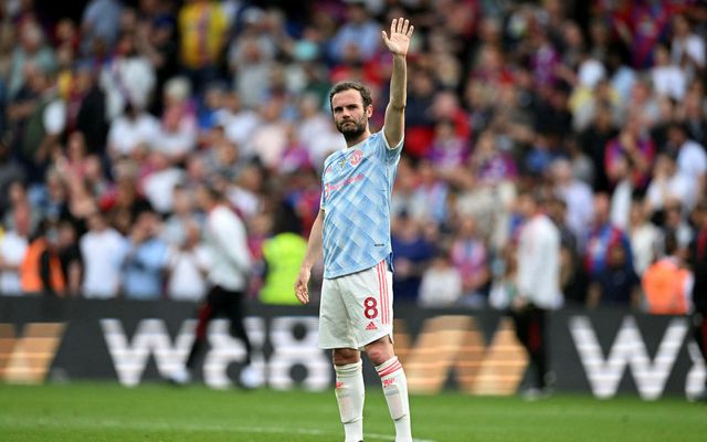 Juan Mata er hann lék með Manchester United.