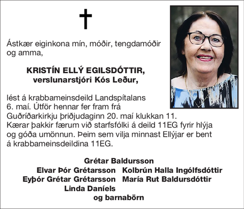 Kristín Ellý Egilsdóttir,