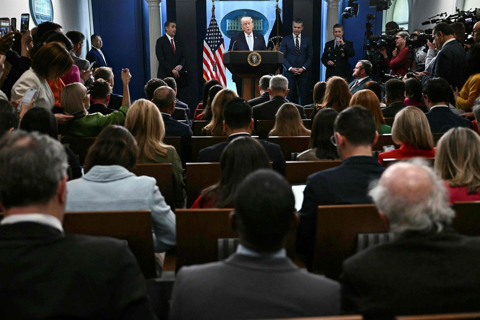 Trump hótaði blaðamanni fangelsisvist