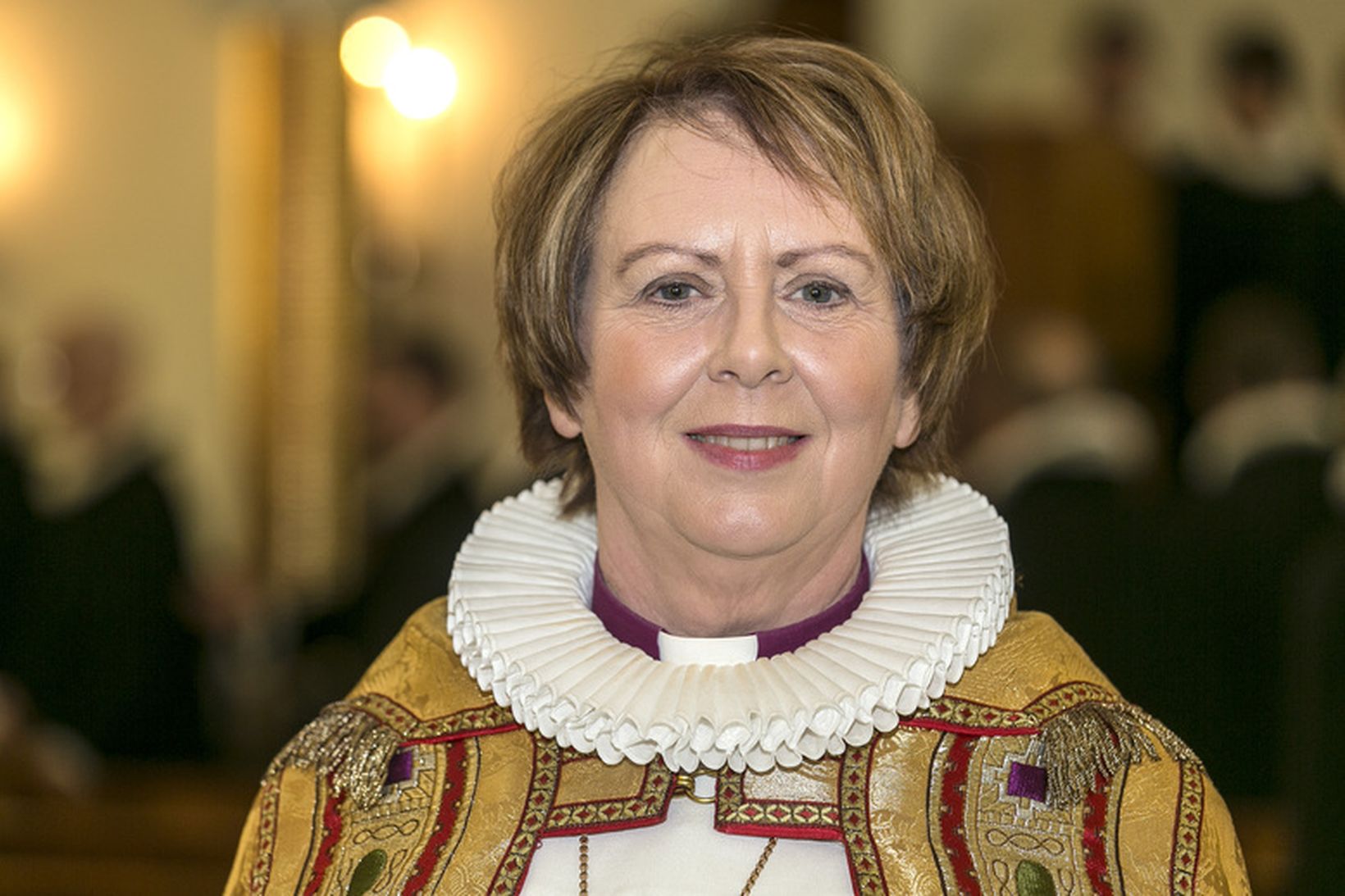 Agnes M. Sigurðardóttir, biskup Íslands, mælti fyrir málinu.