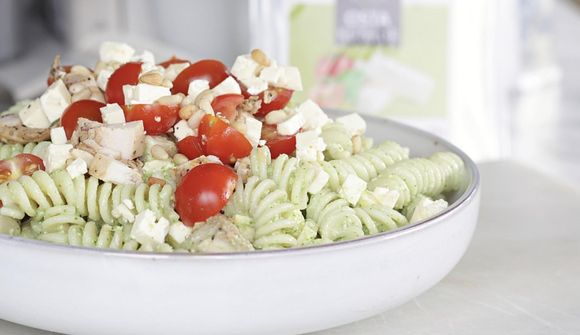 Ljómandi gott kalt pastasalat með kjúkling úr smiðju Thelmu