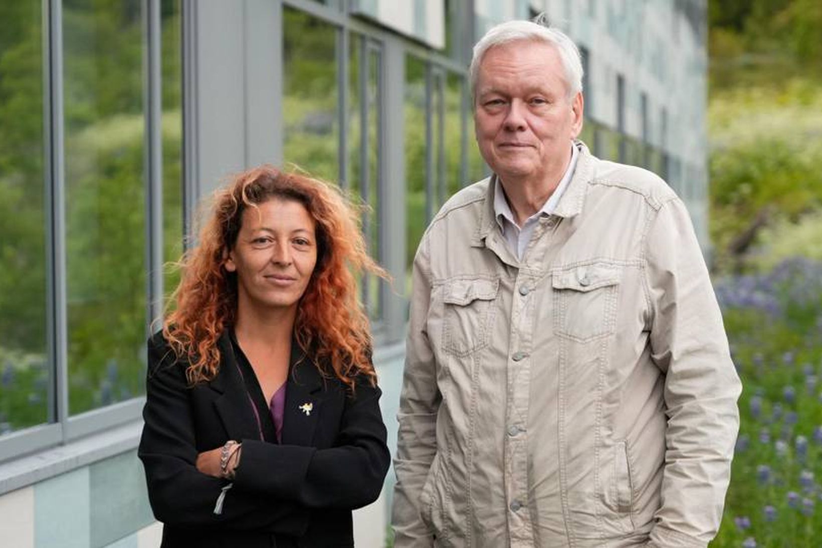 Jan Fernon og Ceren Uysal mæta á fund sem Ögmundur …