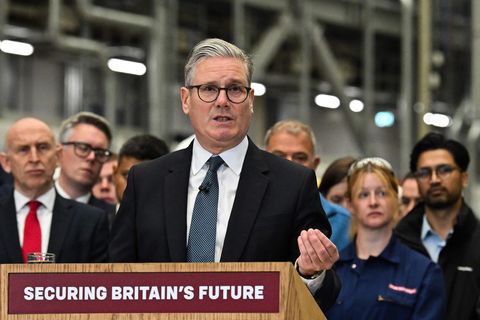 Forsætisráðherra Bretlands, Keir Starmer, kynnti nýja varnaráætlun í Glagow í dag.