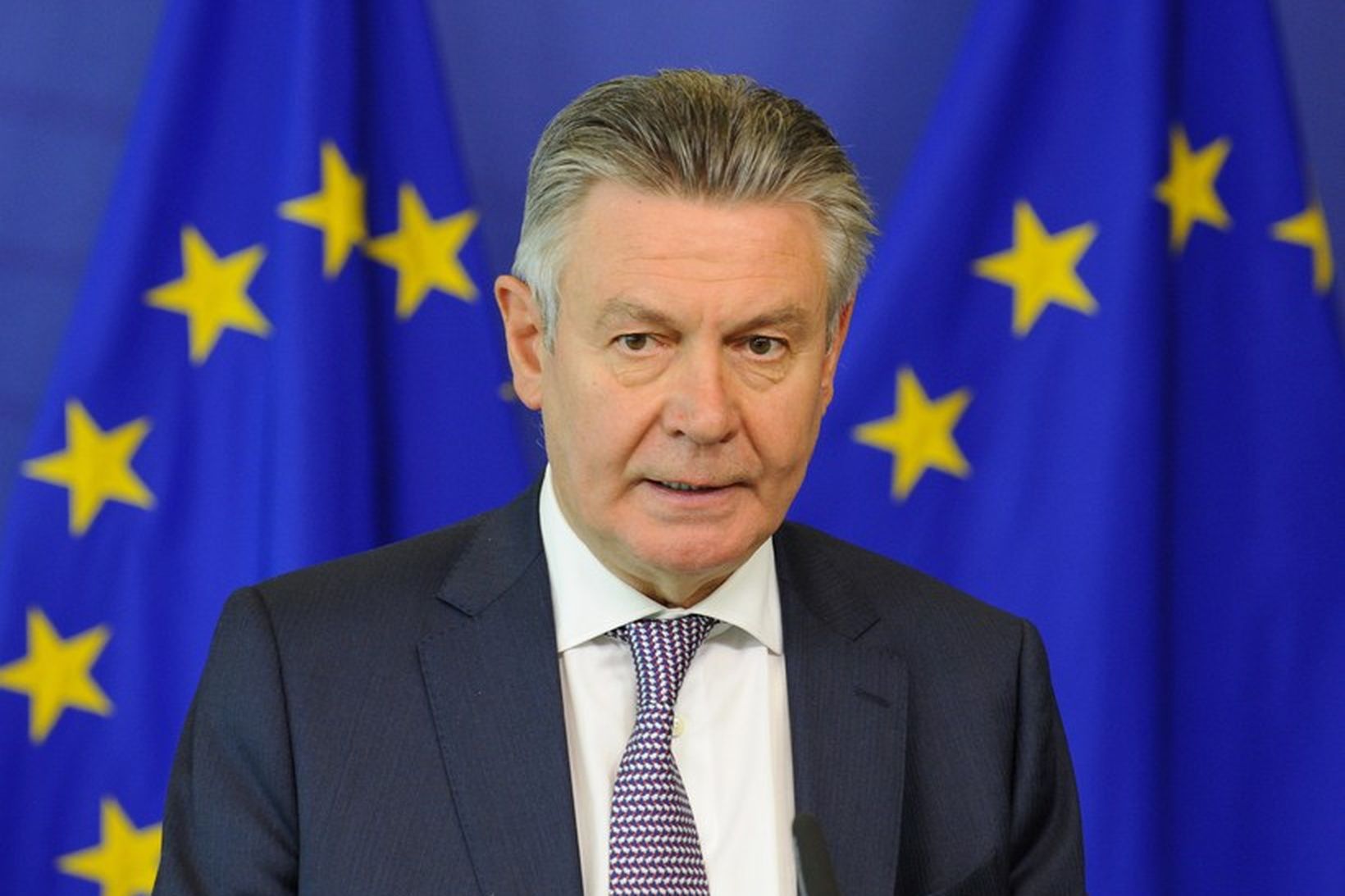 Karel De Gucht, fyrrverandi yfirmaður viðskiptamála Evrópusambandsins.