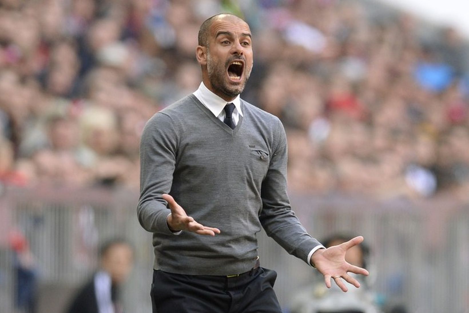 Pep Guardiola þjálfari Bayern München.