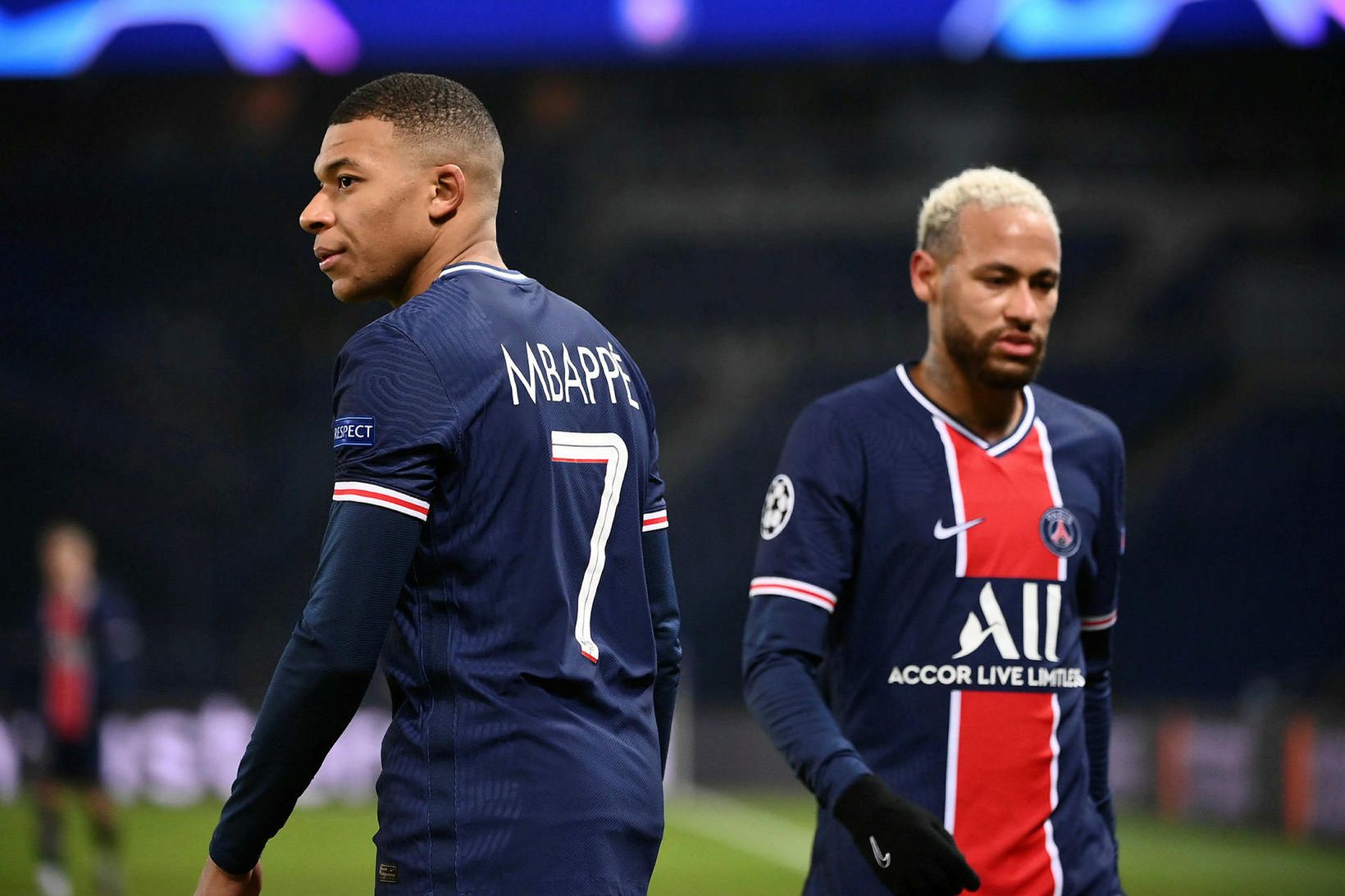 Kylian Mbappe og Neymar skoruðu samtals fimm mörk í dag.