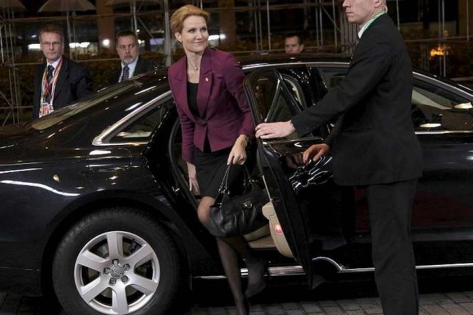 Denmark's Prime Minister Helle Thorning Schmidt arrives at an European Union summit in Brussels December …
