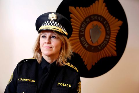 National Police Commissioner Sigríður Björk Guðjónsdóttir.