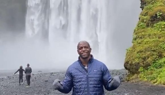 Terry Crews dásamar íslenska náttúru