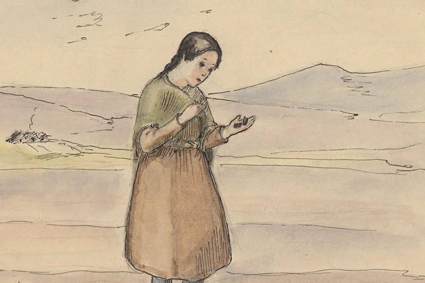 Teikning þessi eftir Mugg er meðal þess sem fjallað er …