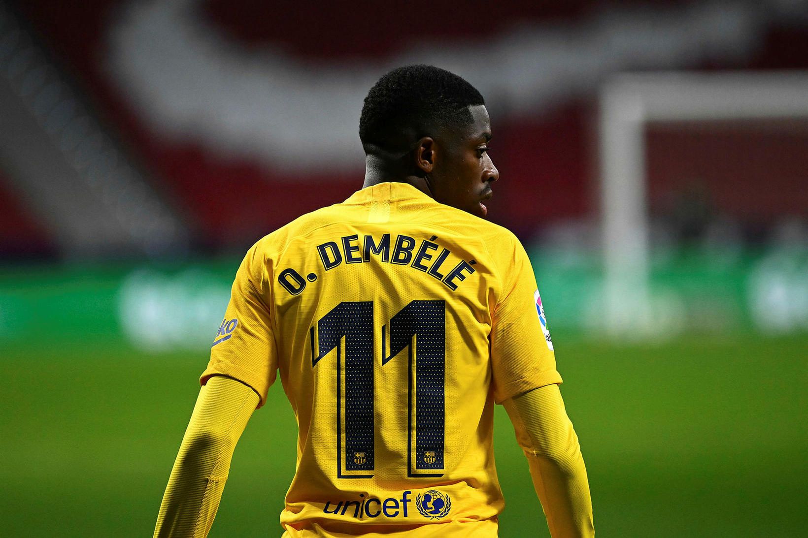 Ousmane Dembélé er á óskalista Manchester United.