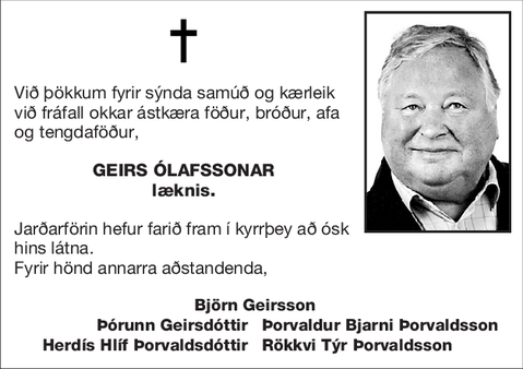 Geirs Ólafssonar