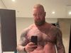 Hafþór Júlíus Björnsson taking a selfie.