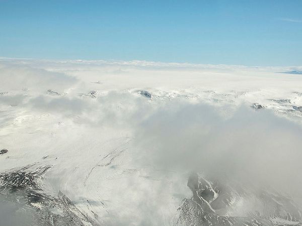 Bárðarbunga in Vatnajökull Glacier.