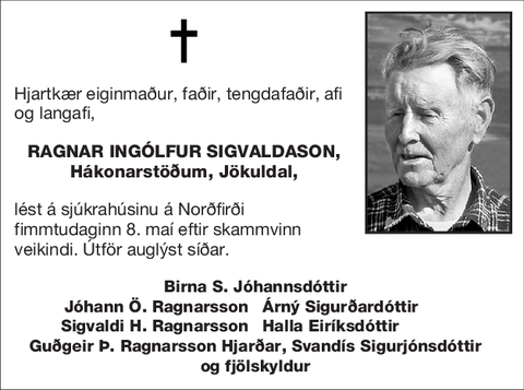 Ragnar Ingólfur Sigvaldason,