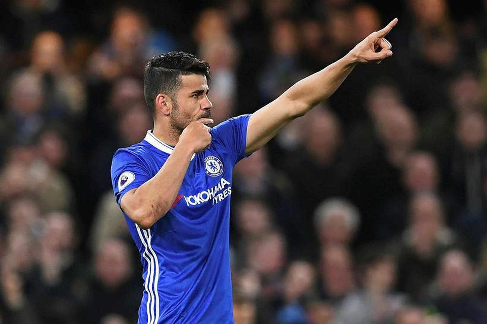 Costa fagnaði mörgum mörkum með Chelsea á síðasta tímabili.