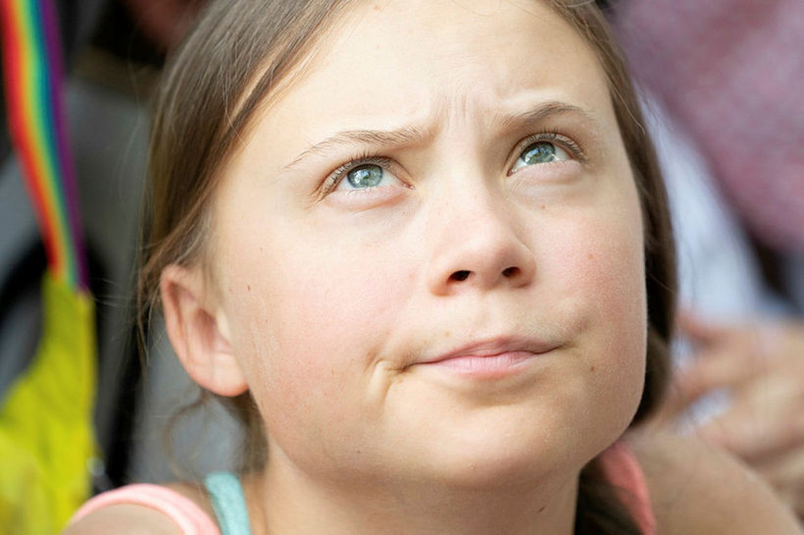 Sænski aðgerðasinninn Greta Thunberg er stödd í New York þar …