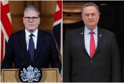 Israel Katz er utanríkisráðherra Ísraels en ráðuneyti hans segir Starmer verðlauna Hamas.