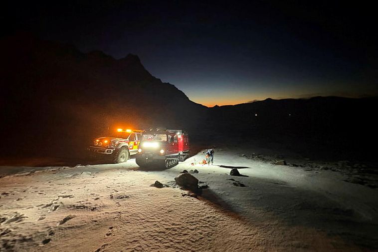 People trapped in two locations