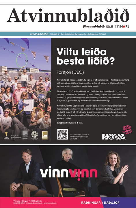 Atvinnublað Morgunblaðsins