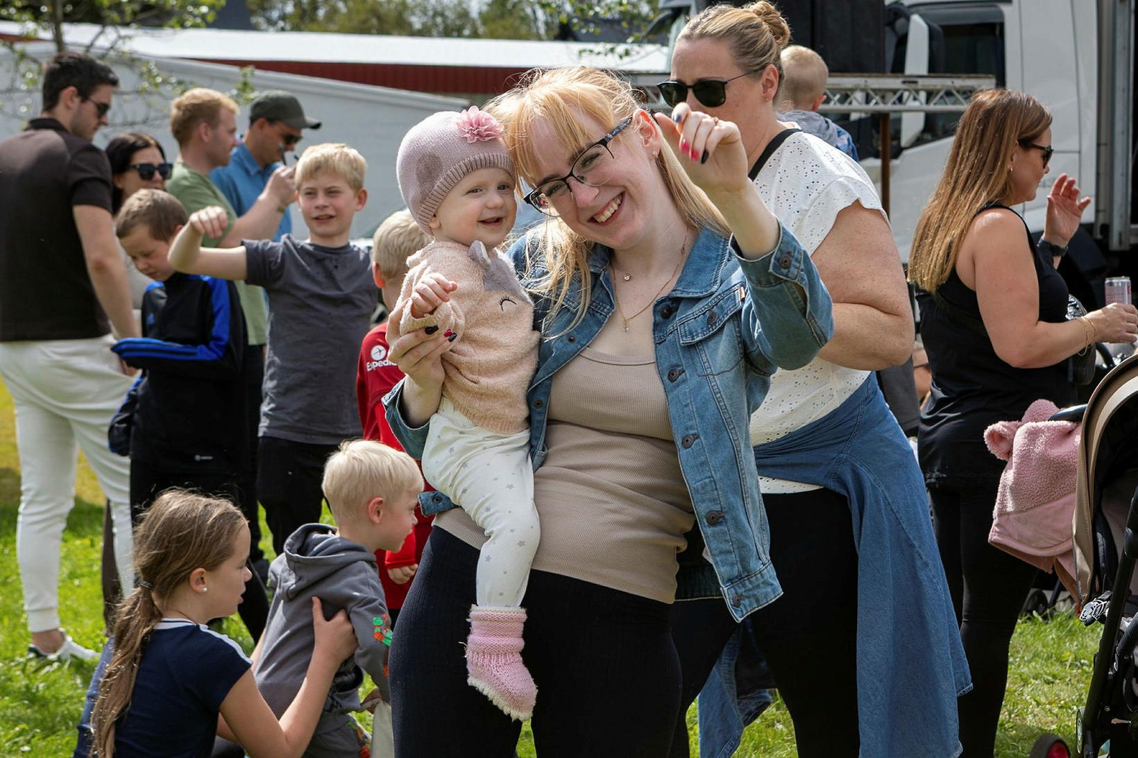 Þessar voru hressar.