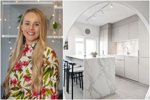 Ylfa Árnadóttir hefur sett sína fögru íbúð í Hlíðunum á sölu.