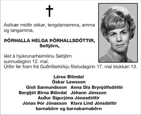 Þórhalla Helga Þórhallsdóttir,