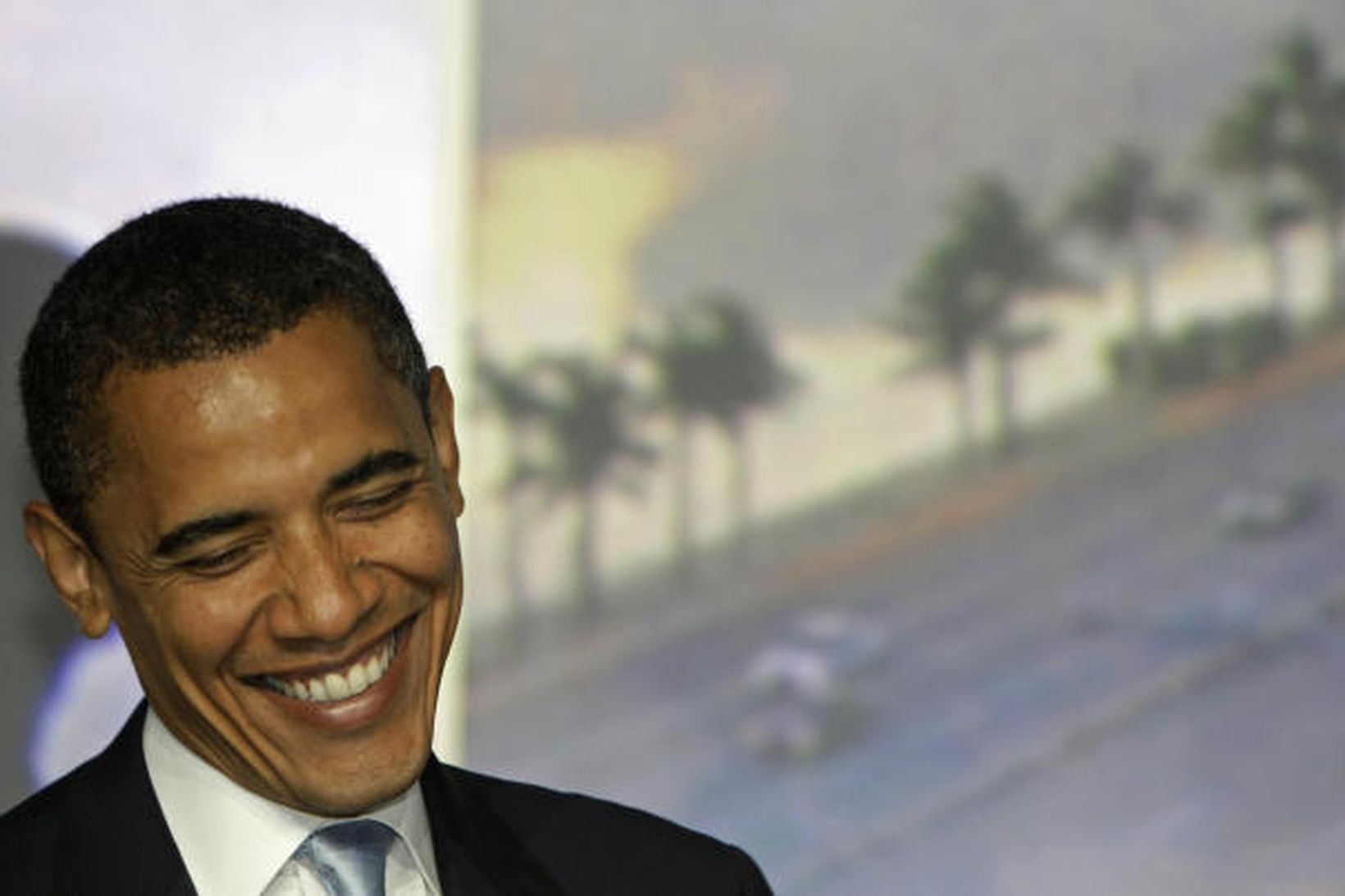 Barack Obama, forsetaefni bandaríkra demókrata.